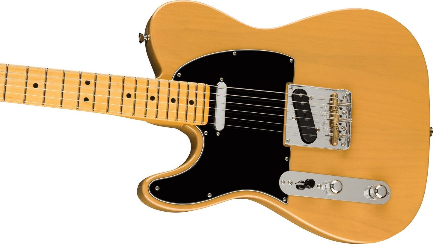 Fender American Professional II Telecaster Left Hand, Maple Fingerboard in Butterscotch Blonde