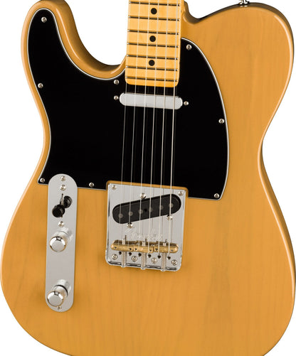 Fender American Professional II Telecaster Left Hand, Maple Fingerboard in Butterscotch Blonde