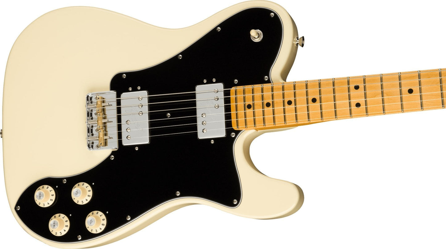 Fender American Professional II Telecaster Deluxe, Maple Fingerboard in Olympic White