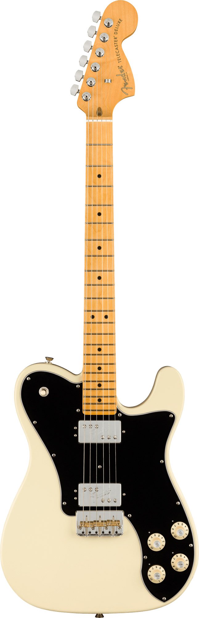 Fender American Professional II Telecaster Deluxe, Maple Fingerboard in Olympic White