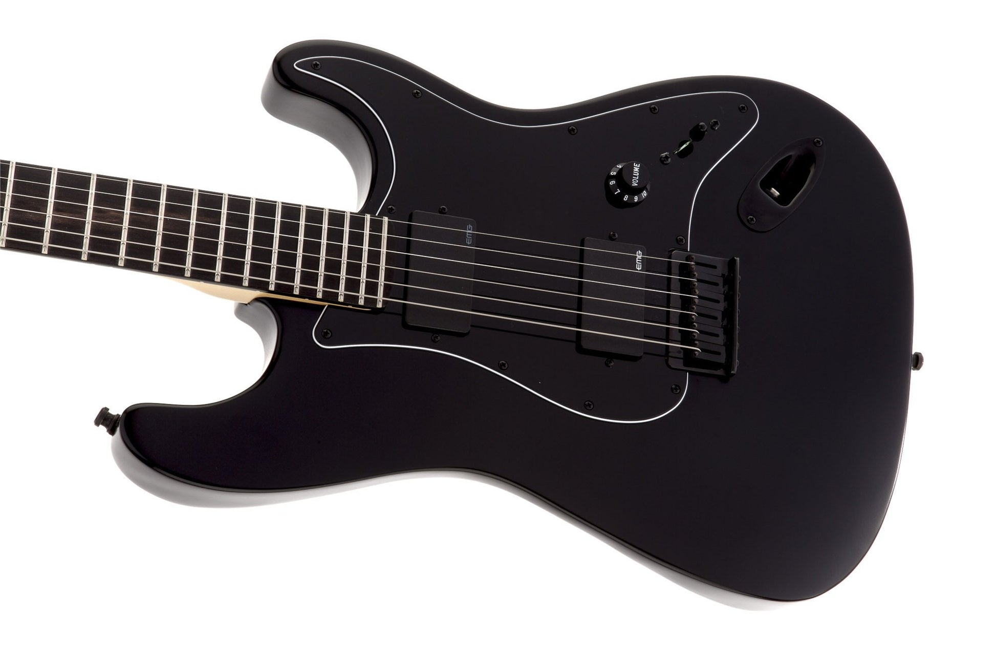 Fender Jim Root Stratocaster, Ebony Fingerboard in Flat Black