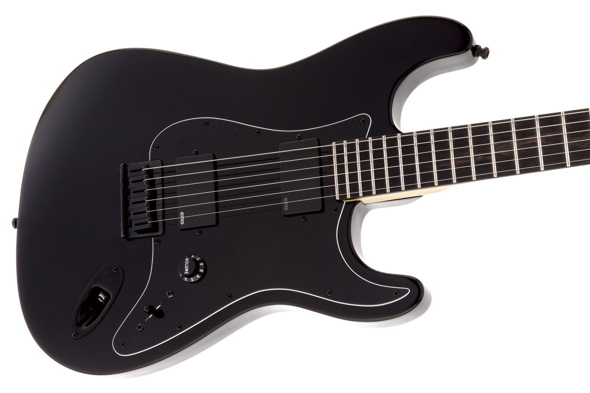 Fender Jim Root Stratocaster, Ebony Fingerboard in Flat Black