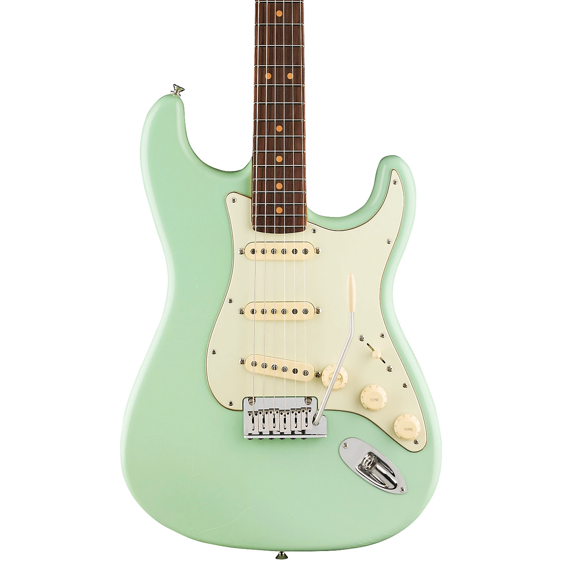 Fender American Ultra Luxe '60s Stratocaster, Rosewood Fingerboard in Surf Green | B-STOCK