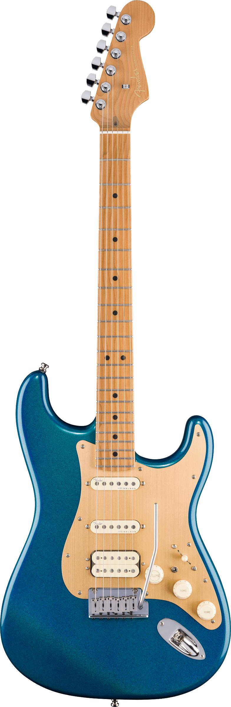 Fender Limited Edition American Ultra II Stratocaster HSS, Roasted Maple Fingerboard in Aurora