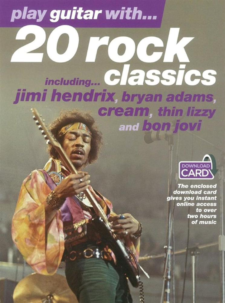 Play Guitar With 20 Rock Classics BK/2CDS Guitar Tab