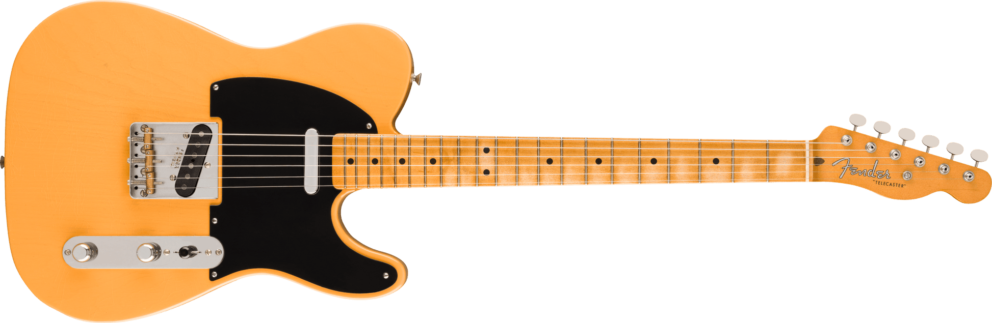 Fender 75th Anniversary Vintera II Road Worn 1951 Telecaster, Maple Fingerboard, Butterscotch Blonde