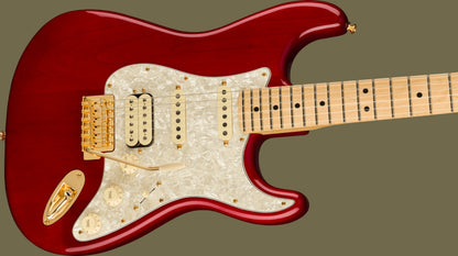 Fender Tash Sultana Stratocaster, Maple Fingerboard in Transparent Cherry