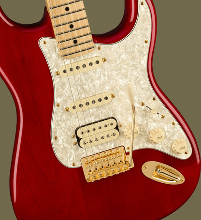 Fender Tash Sultana Stratocaster, Maple Fingerboard in Transparent Cherry