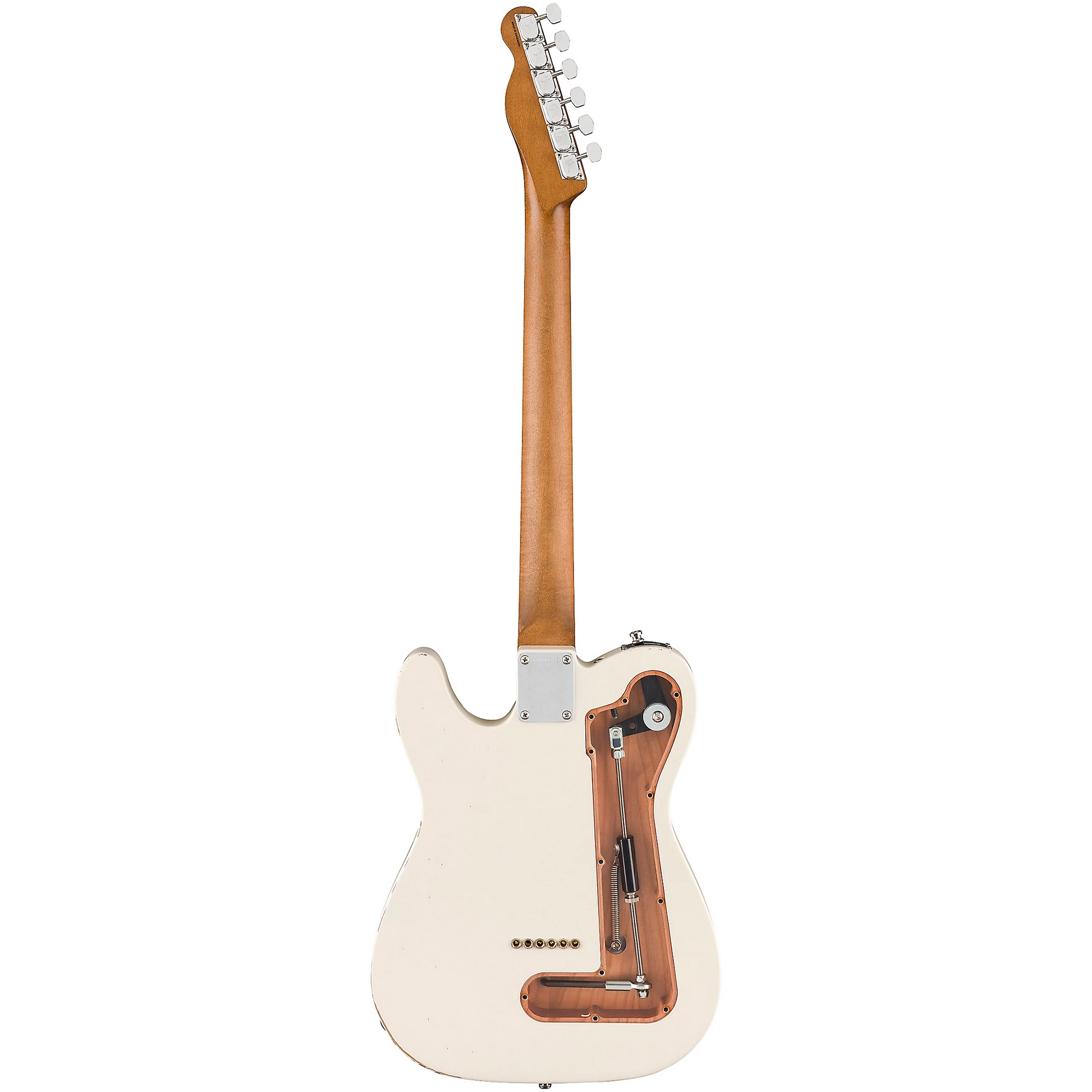 Fender John Osborne Telecaster Electric Guitar, Maple Fingerboard in Olympic White