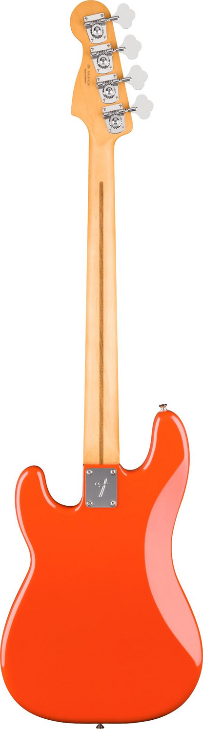 Fender Player II Precision Bass Guitar, Maple Fingerboard in Rallye Orange