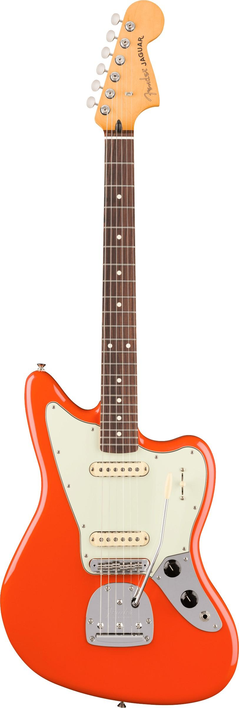 Fender Player II Jaguar Electric Guitar, Rosewood Fingerboard in Rallye Orange