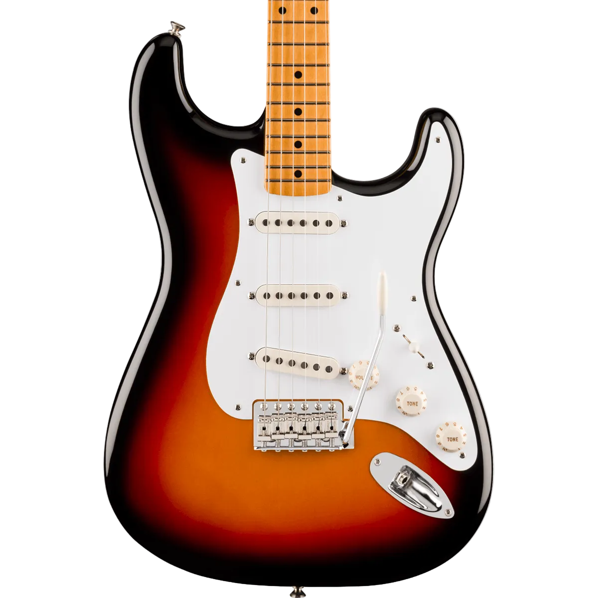 Fender Vintera III Late '50s Stratocaster Electric Guitar, Maple Fingerboard in 3-Color Sunburst