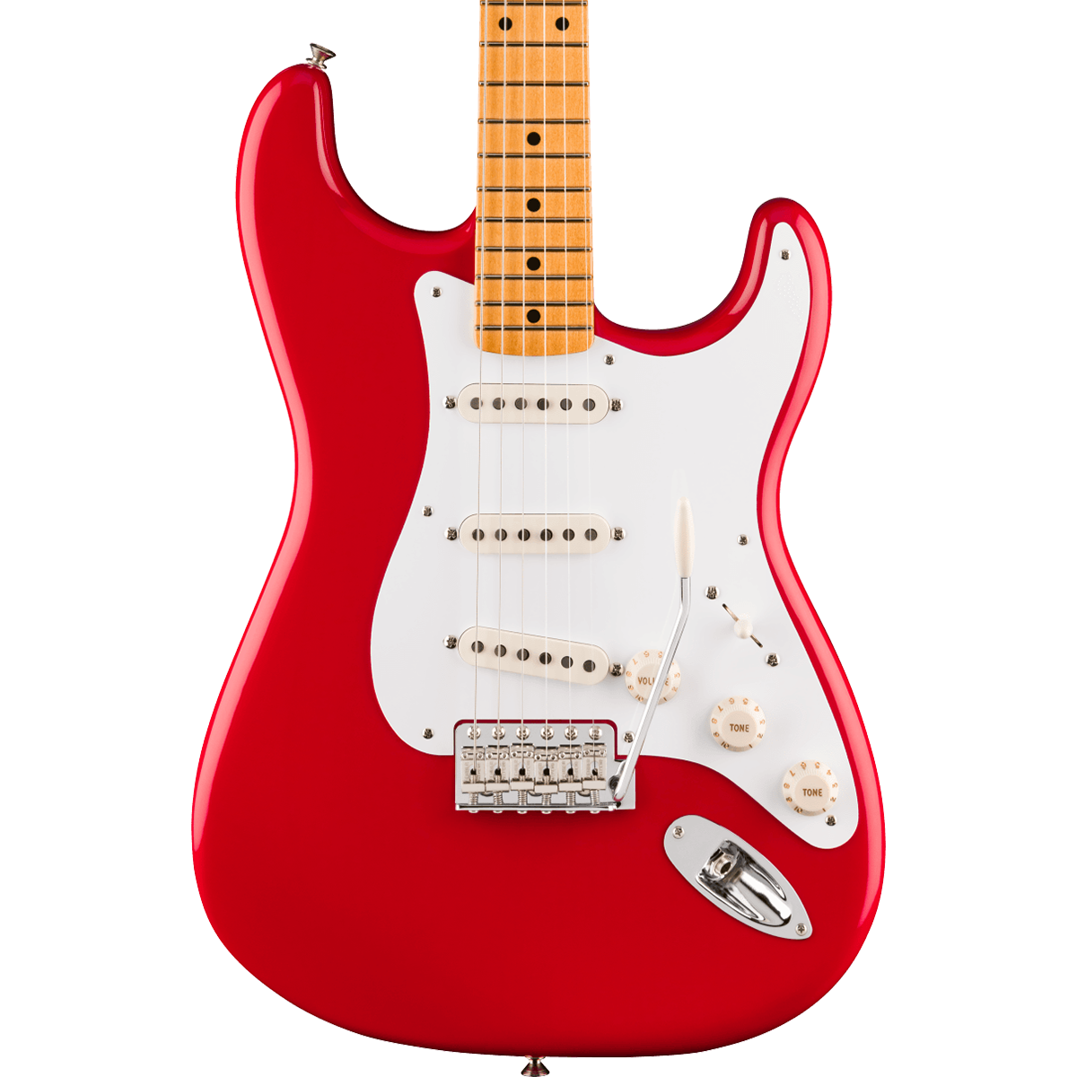 Fender Vintera III Late '50s Stratocaster Electric Guitar, Maple Fingerboard in Dakota Red