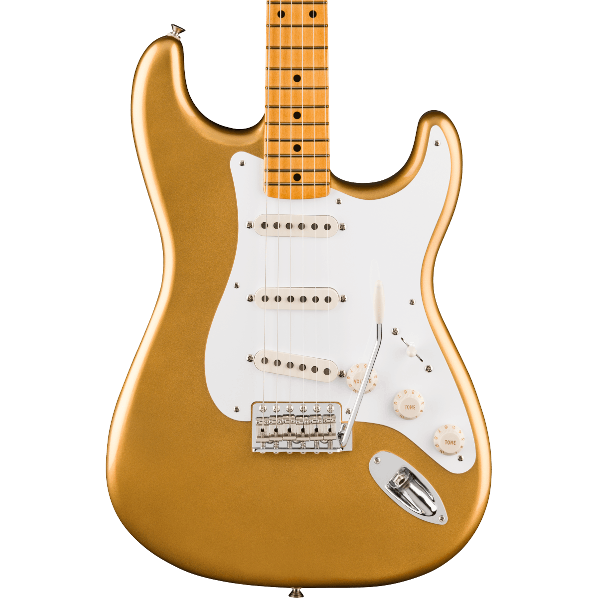 Fender Vintera III Late '50s Stratocaster Electric Guitar, Maple Fingerboard in Aztec Gold