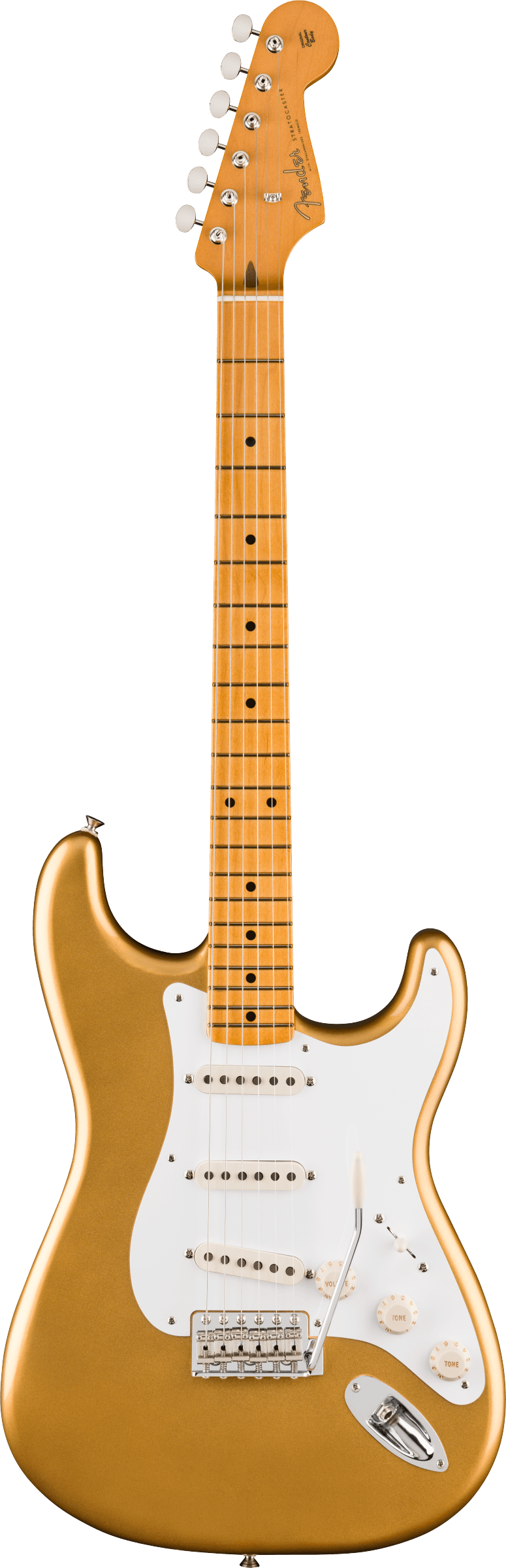 Fender Vintera III Late '50s Stratocaster Electric Guitar, Maple Fingerboard in Aztec Gold