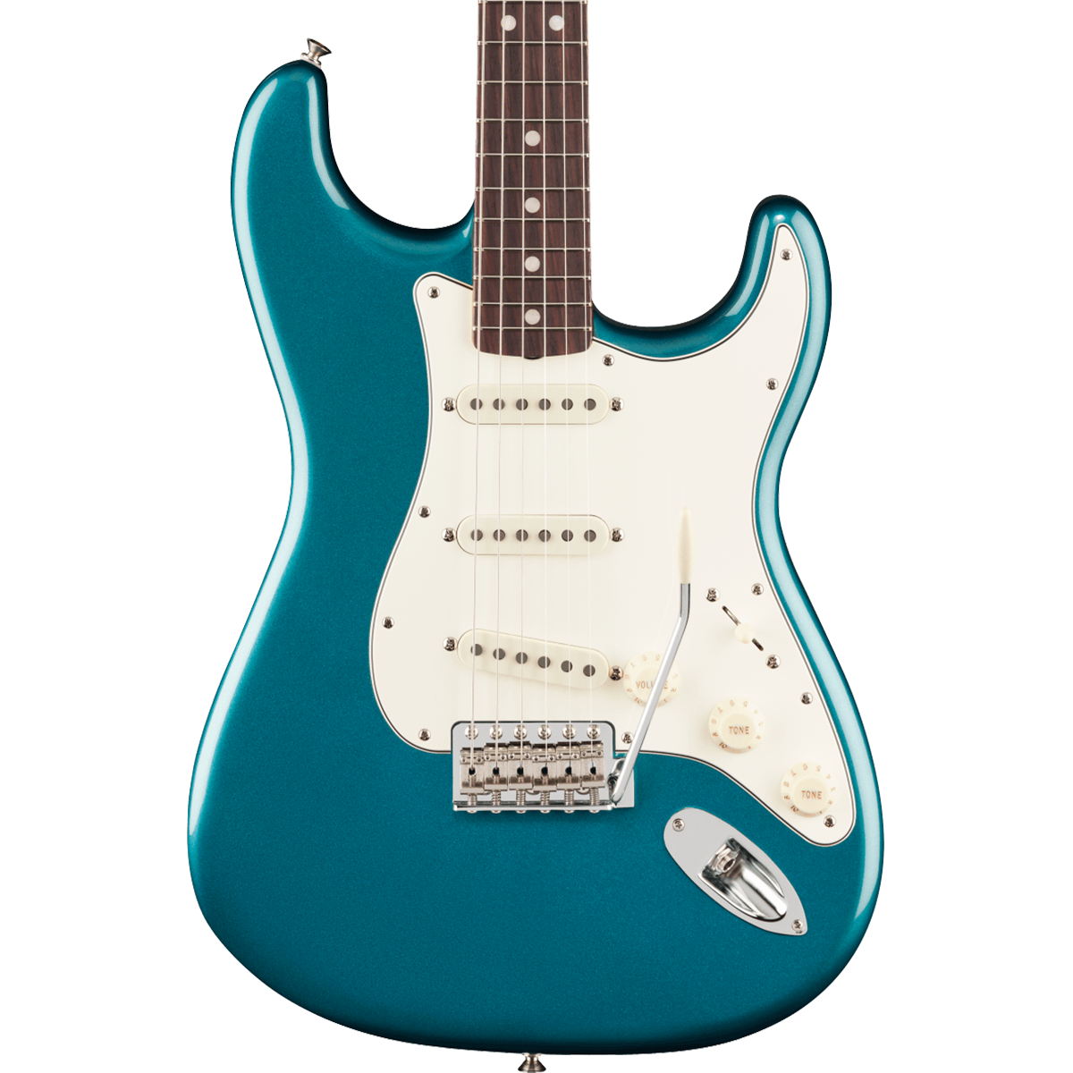 Fender Vintera III Late '60s Stratocaster Electric Guitar, Rosewood Fingerboard in Ocean Turquoise