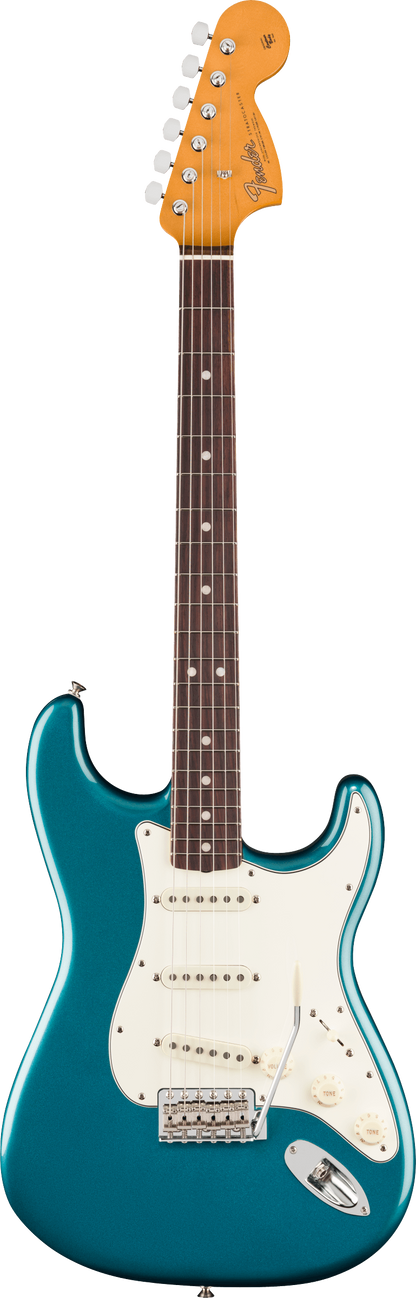 Fender Vintera III Late '60s Stratocaster Electric Guitar, Rosewood Fingerboard in Ocean Turquoise
