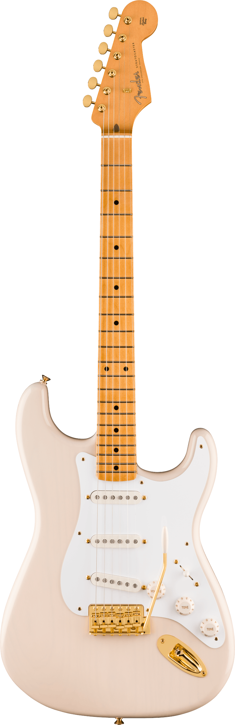 Fender Limited Edition Vintera III Late '50s Stratocaster Electric Guitar, Maple Fingerboard in White Blonde