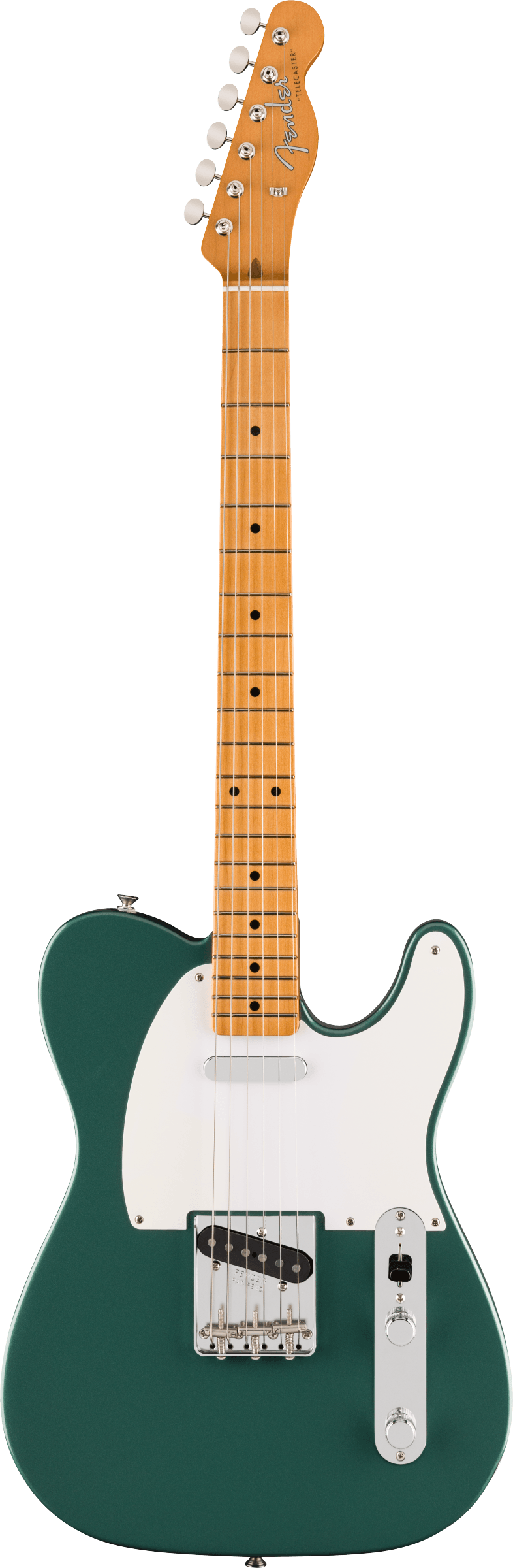 Fender Vintera III Late '50s Telecaster Electric Guitar, Maple Fingerboard in Sherwood Green Metallic