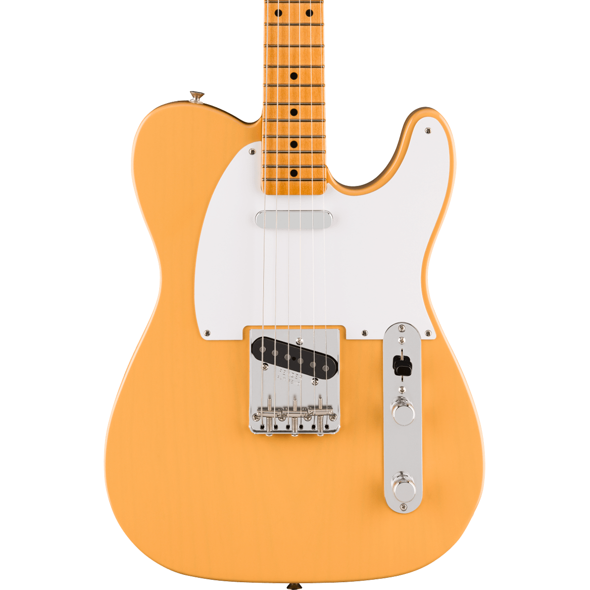 Fender Vintera III Late '50s Telecaster Electric Guitar, Maple Fingerboard in Butterscotch Blonde