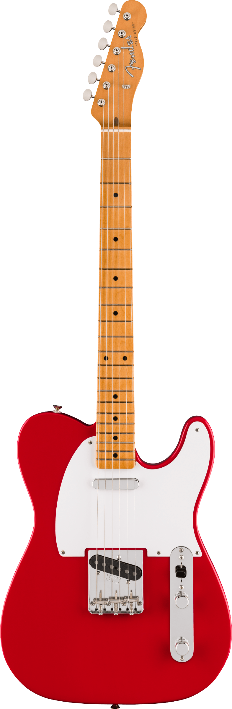 Fender Vintera III Late '50s Telecaster Electric Guitar, Maple Fingerboard in Dakota Red