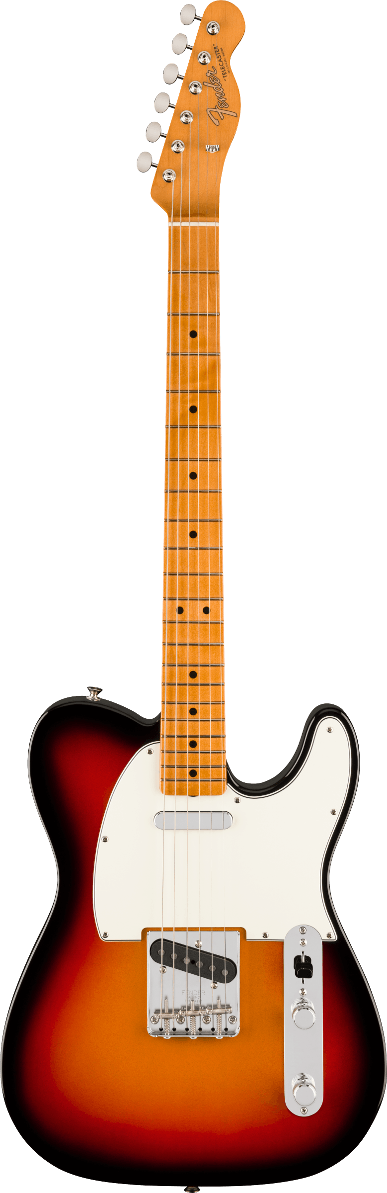Fender Vintera III Mid '60s Telecaster Electric Guitar, Maple Fingerboard in 3-Color Sunburst