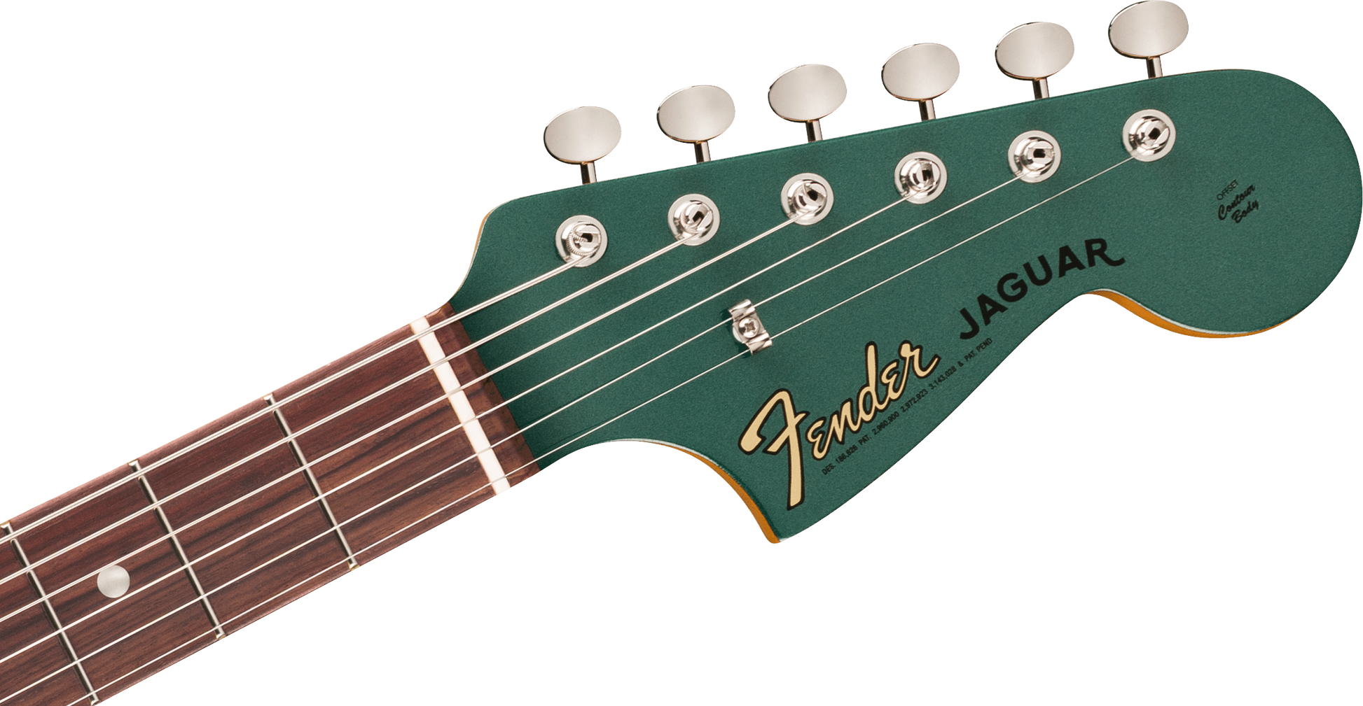 Fender Vintera III Mid '60s Jaguar Electric Guitar, Rosewood Fingerboard in Sherwood Green Metallic