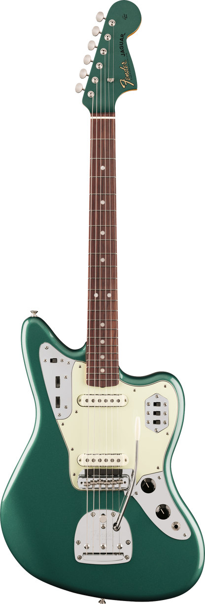 Fender Vintera III Mid '60s Jaguar Electric Guitar, Rosewood Fingerboard in Sherwood Green Metallic