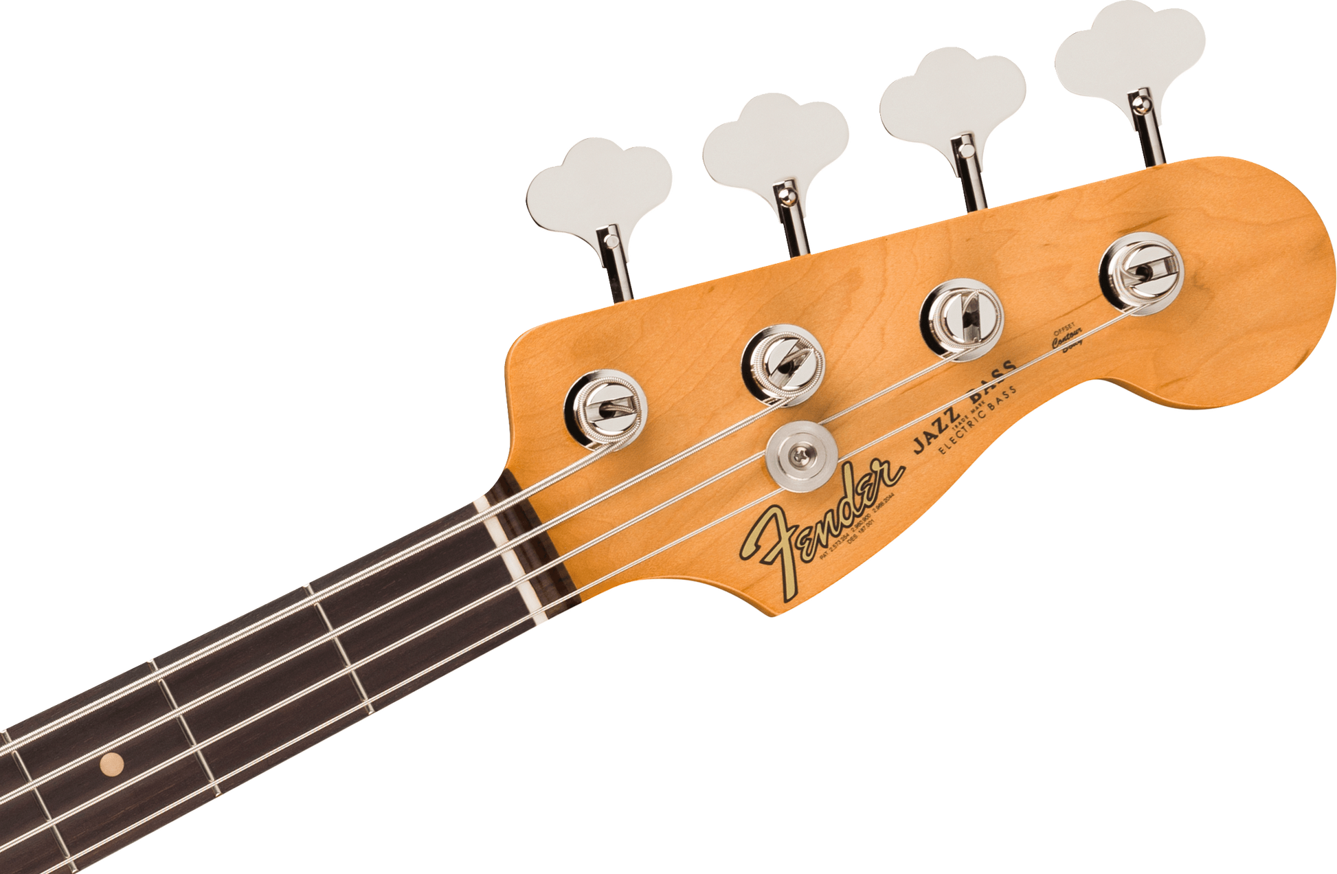 Fender Vintera III Early '60s Jazz Bass Guitar, Rosewood Fingerboard in Olympic White