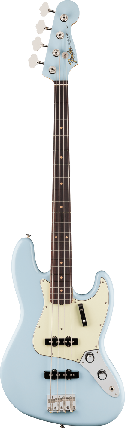 Fender Vintera III Early '60s Jazz Bass Guitar, Rosewood Fingerboard in Sonic Blue