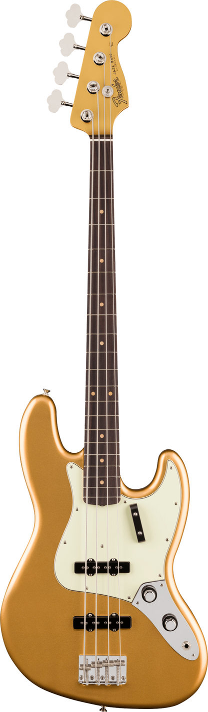 Fender Vintera III Early '60s Jazz Bass Guitar, Rosewood Fingerboard in Aztec Gold