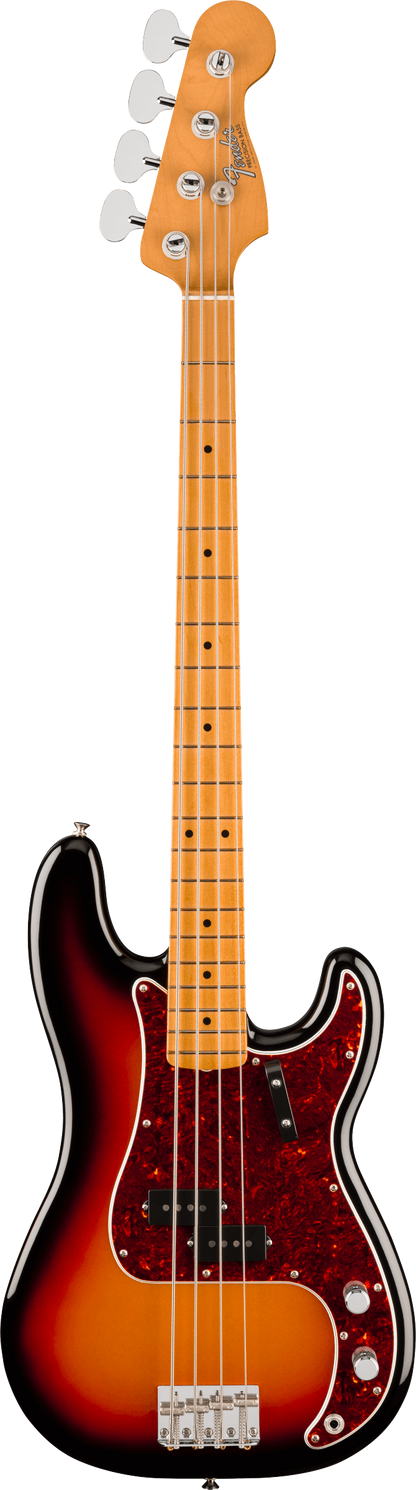 Fender Vintera III Late '60s Precision Bass Guitar, Maple Fingerboard in 3-Color Sunburst