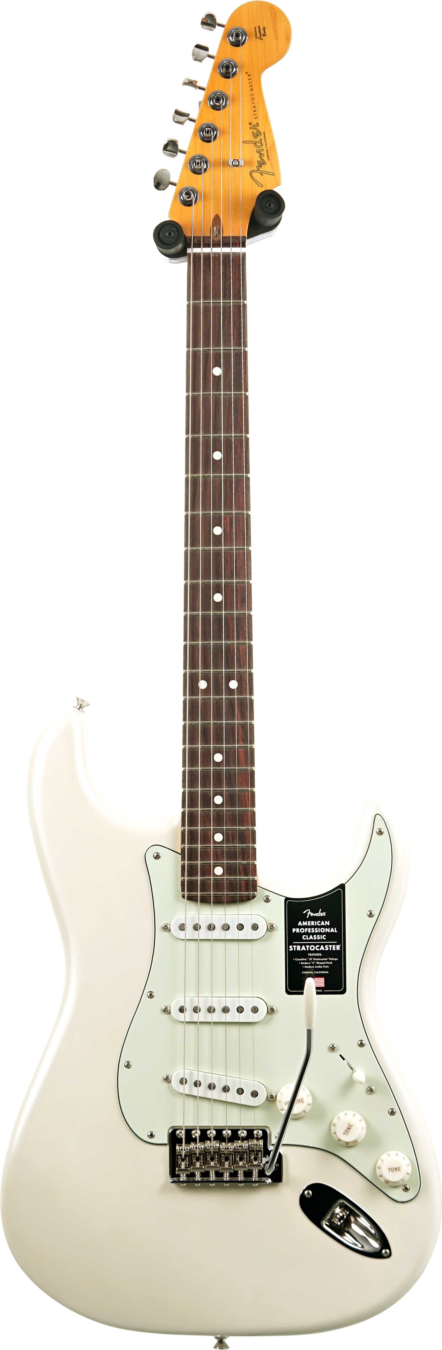 Fender Limited Edition American Pro Classic Stratocaster, Rosewood Fingerboard in Olympic Pearl