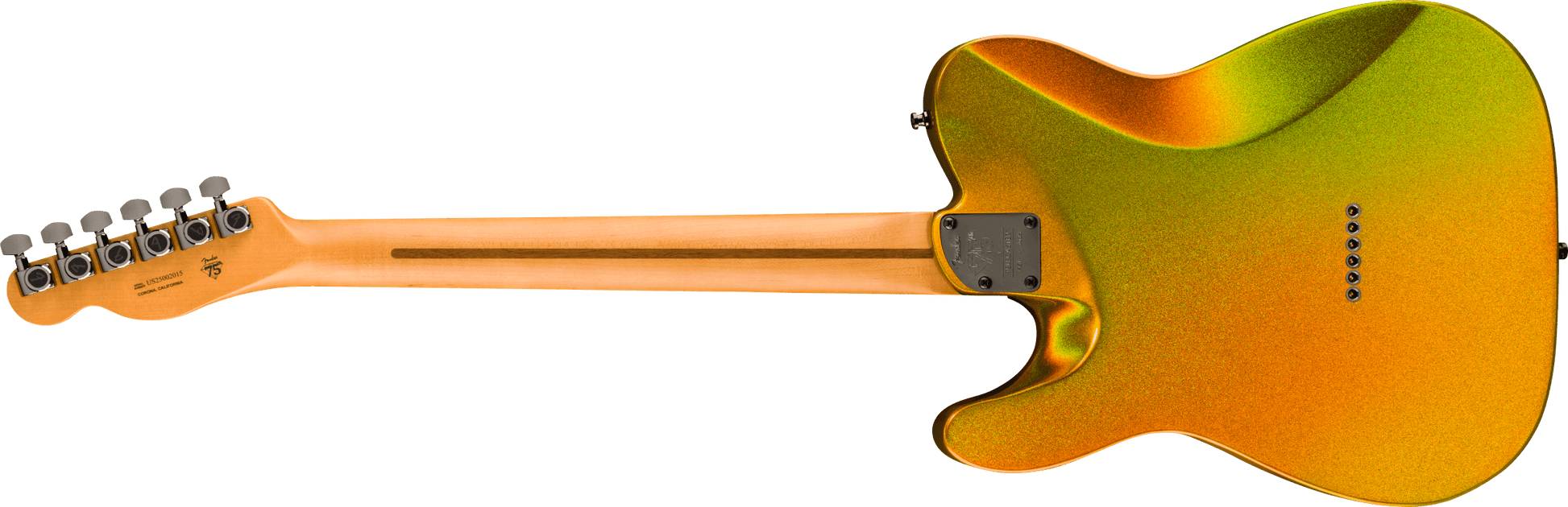 Fender 75th Anniversary American Ultra II Telecaster, Ebony Fingerboard in Liquid Gold