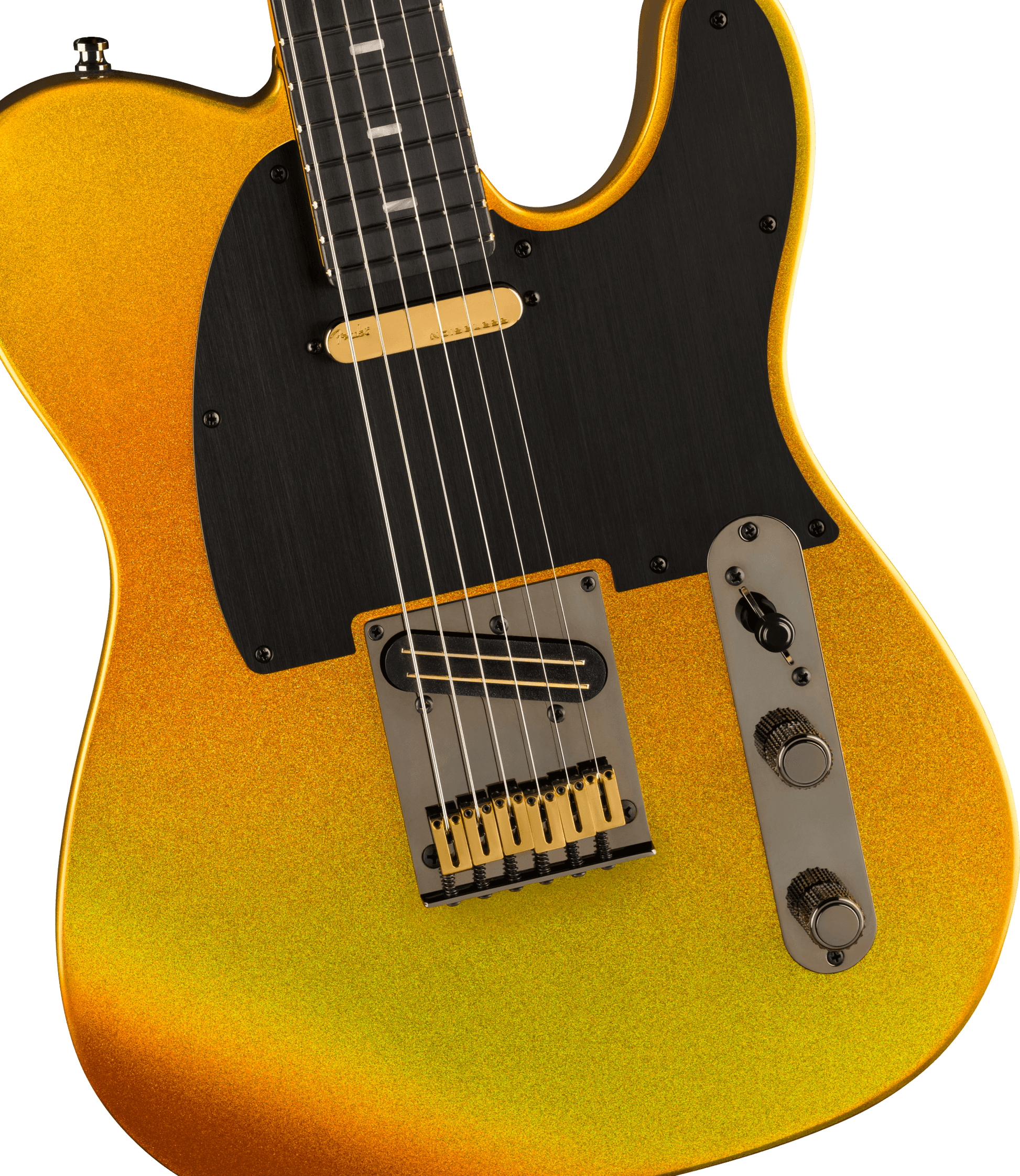 Fender 75th Anniversary American Ultra II Telecaster, Ebony Fingerboard in Liquid Gold
