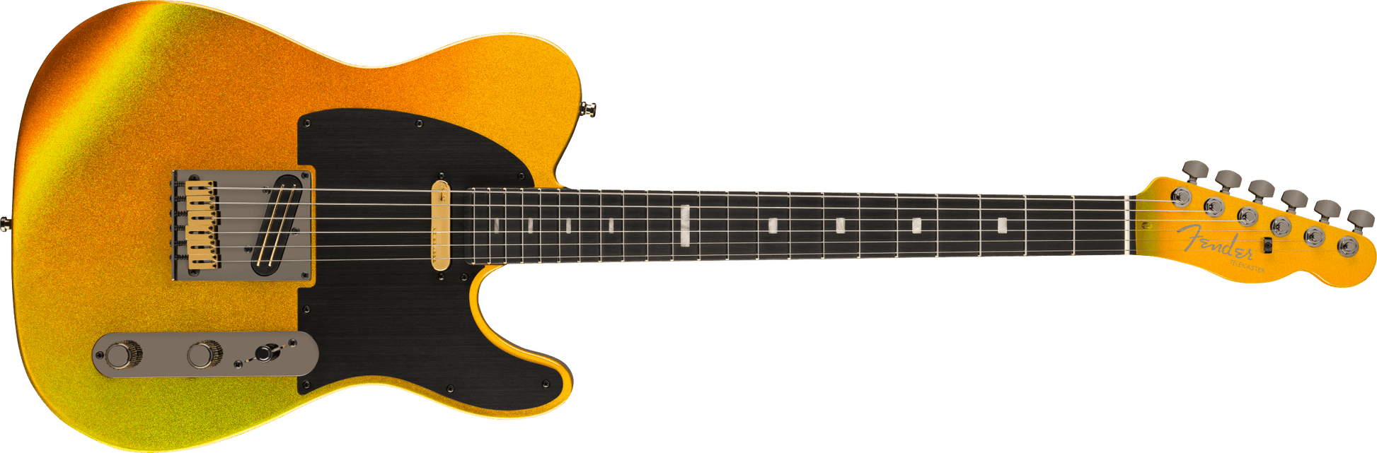 Fender 75th Anniversary American Ultra II Telecaster, Ebony Fingerboard in Liquid Gold