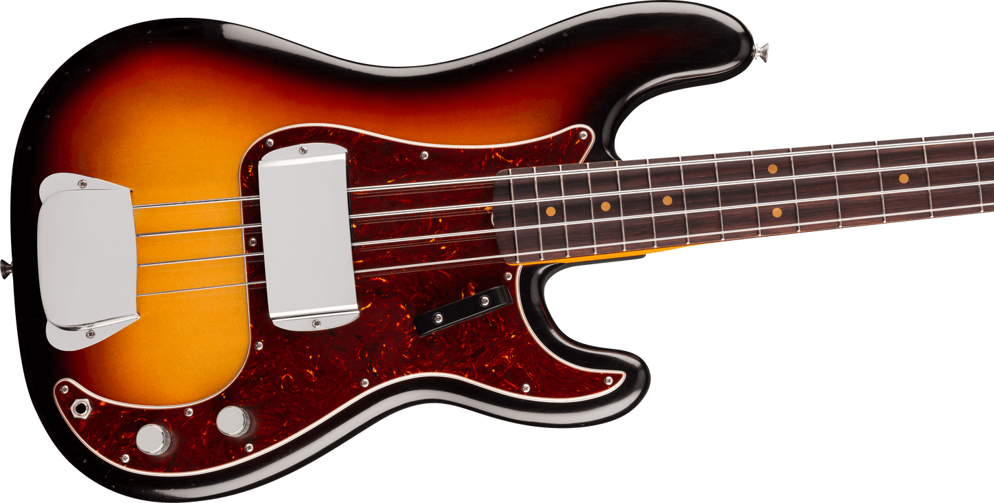 Fender James Jamerson 1962 Precision Bass, Rosewood Fingerboard in 3-Tone Sunburst