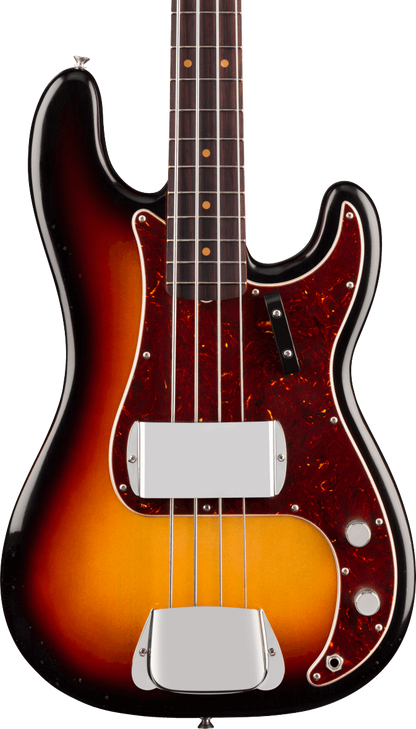 Fender James Jamerson 1962 Precision Bass, Rosewood Fingerboard in 3-Tone Sunburst