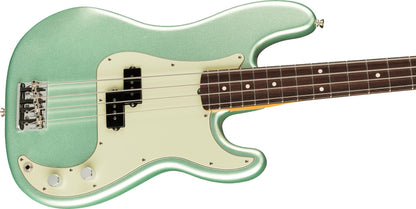 Fender American Professional II Precision Bass, Rosewood Fingerboard in Mystic Surf Green