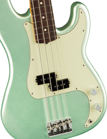 Fender American Professional II Precision Bass, Rosewood Fingerboard in Mystic Surf Green