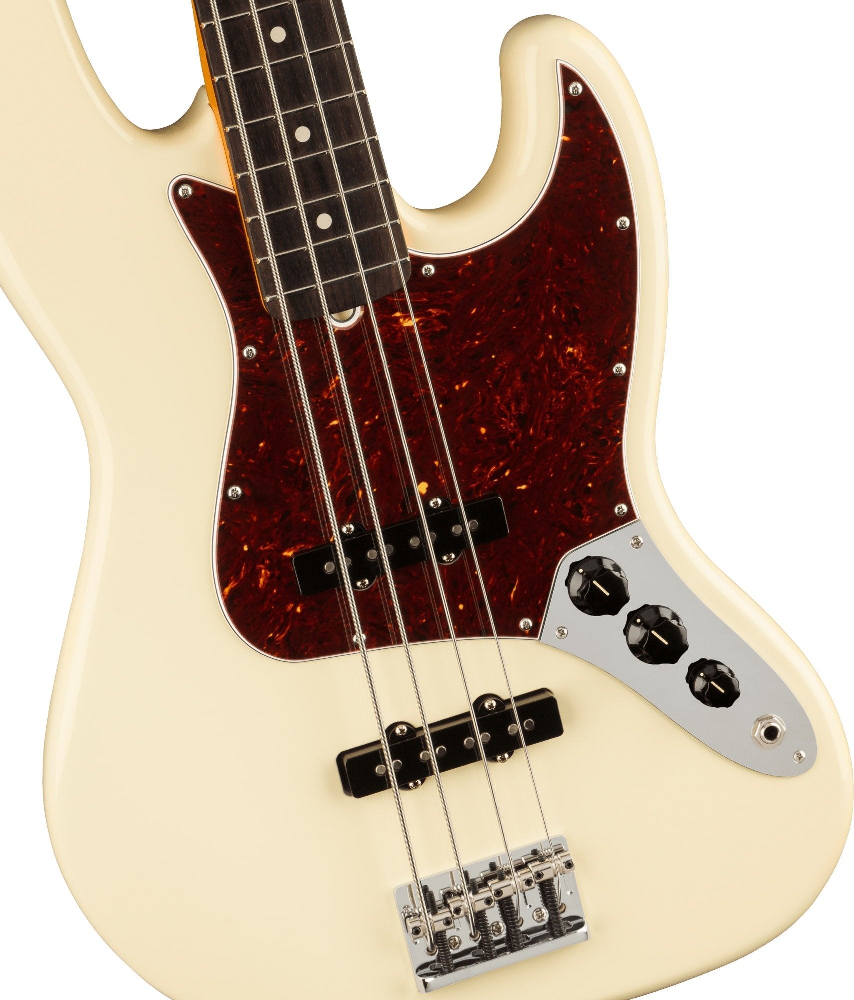 Fender American Professional II Jazz Bass, Rosewood Fingerboard in Olympic White