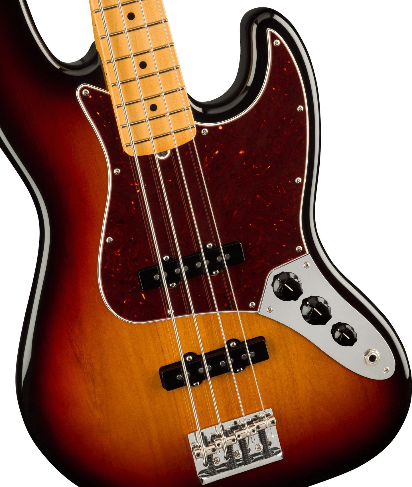 Fender American Professional II Jazz Bass, Maple Fingerboard in 3 Color Sunburst