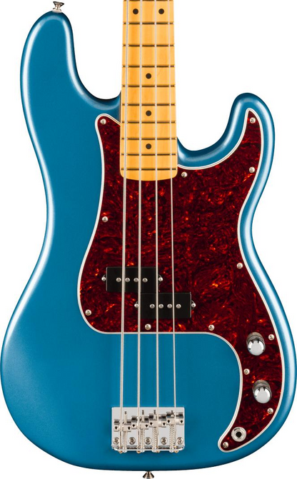 Fender American Professional Classic Precision Bass, Maple Fingerboard in Faded Lake Placid Blue