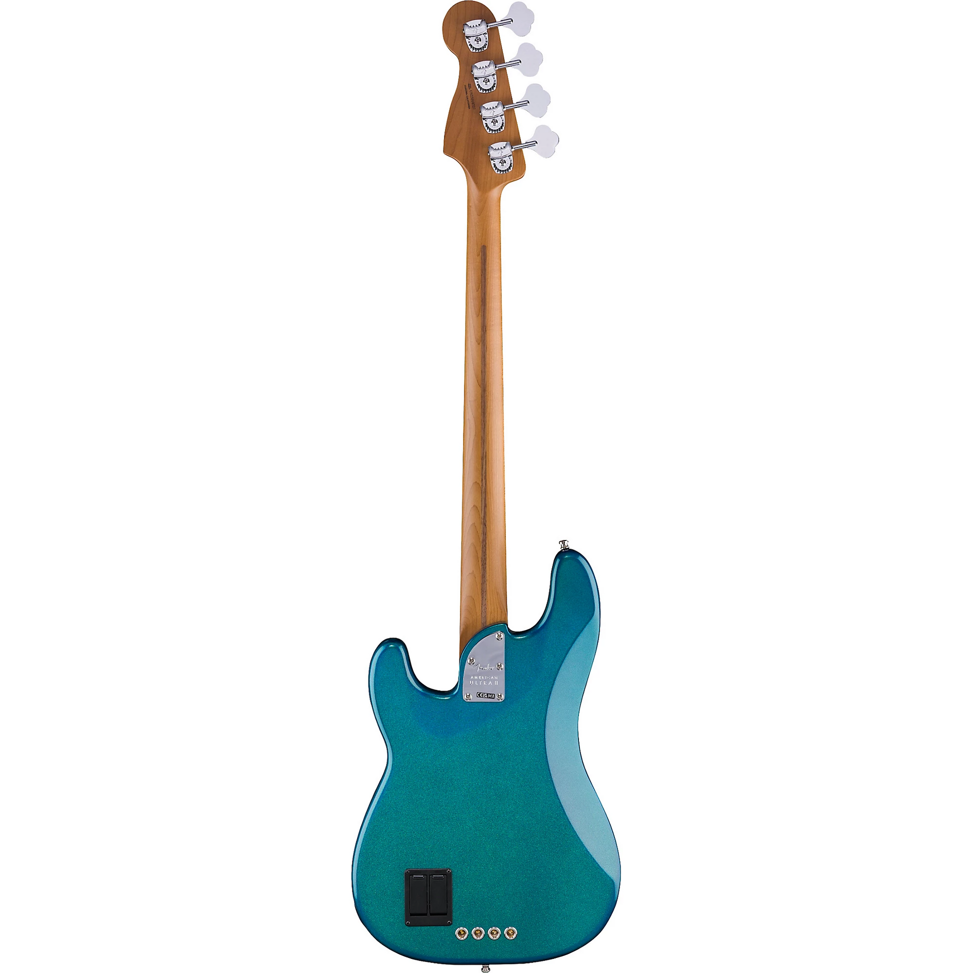 Fender Limited Edition American Ultra II Precision Bass, Roasted Maple Fingerboard in Aurora