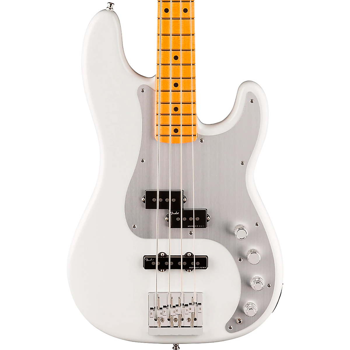 Fender American Ultra II Precision Bass, Maple Fingerboard in Avalanche