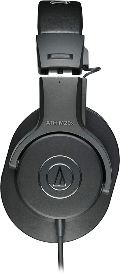 Audio Technica ATH-M20x Professional Studio Closed-back Monitoring Headphones in Black
