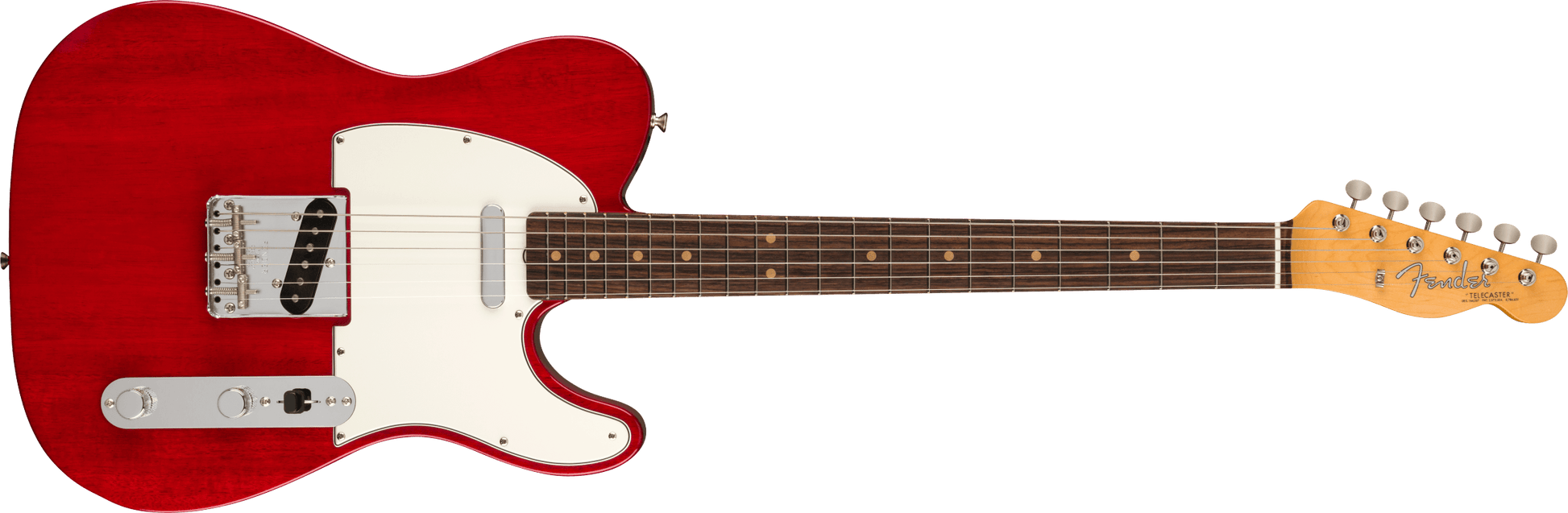 Fender American Vintage II 1963 Telecaster, Rosewood Fingerboard in Crimson Red Transparent