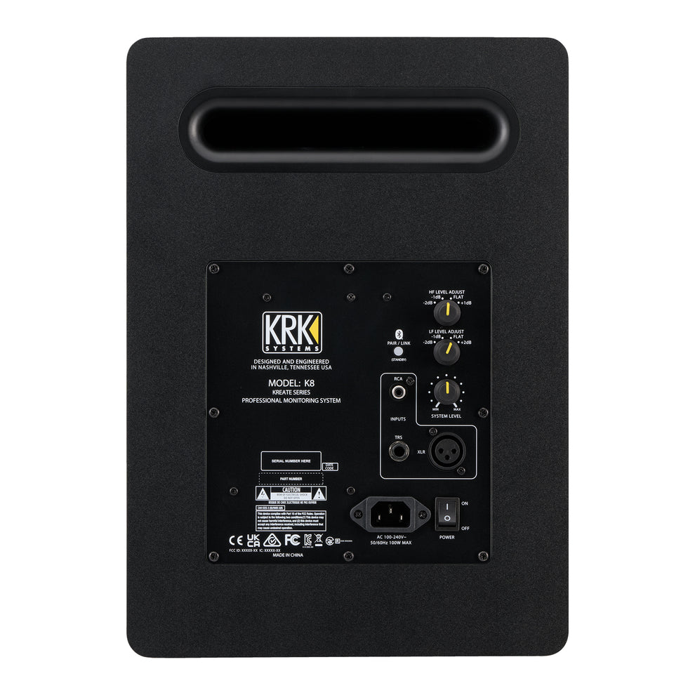 KRK Kreate 8 Active 8" Two-Way Studio Reference Monitor (Single)
