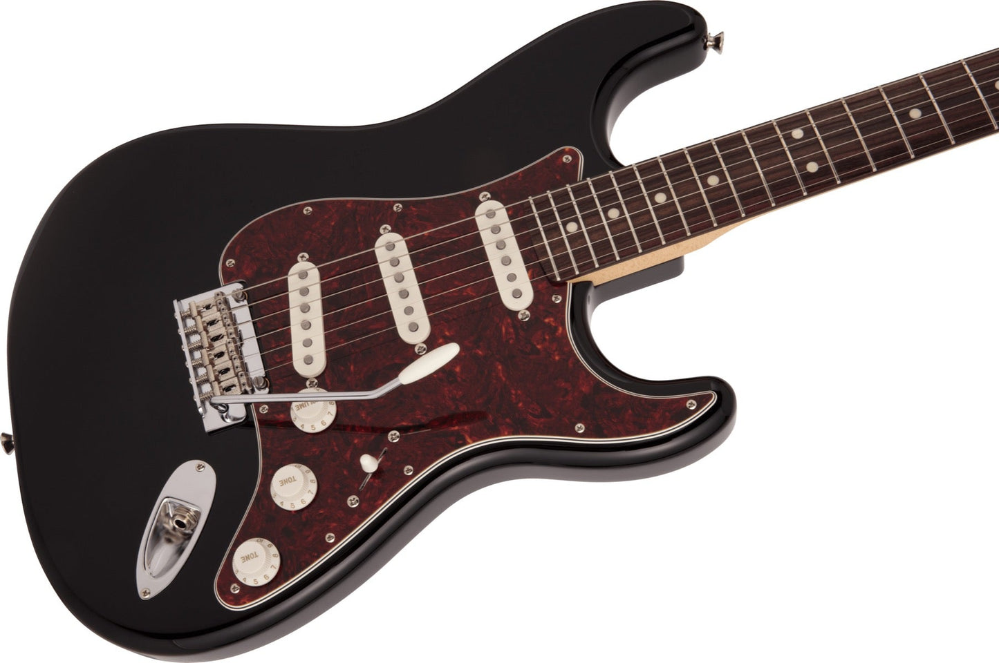 Fender Made in Japan Hybrid II Stratocaster, Rosewood Fingerboard in Black