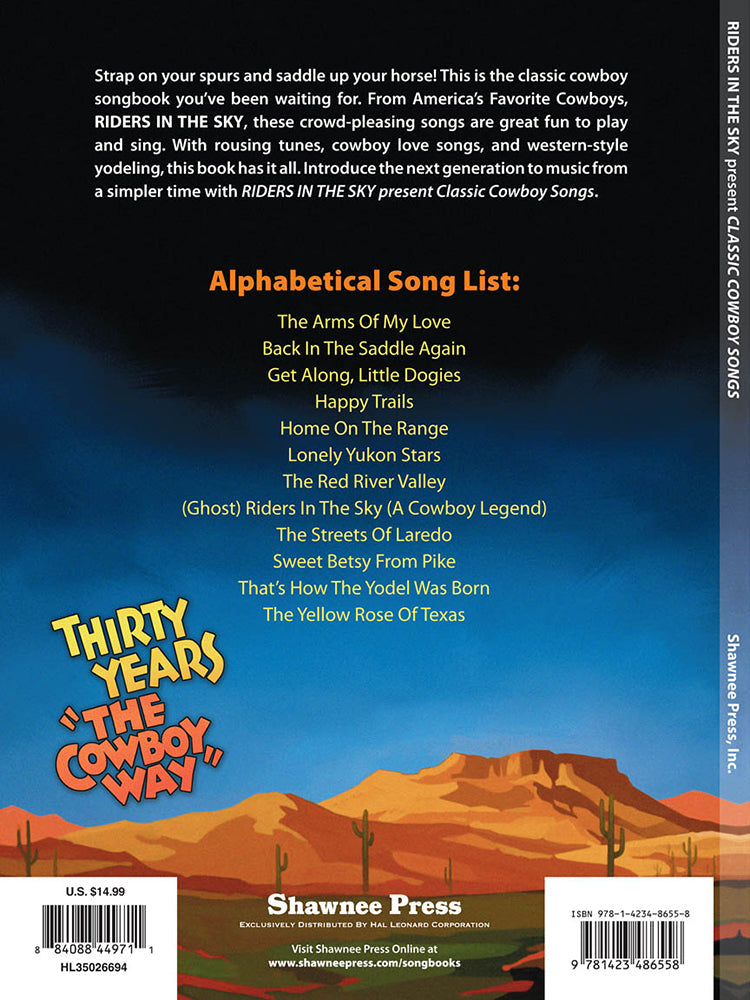 Riders In The Sky Classic Cowboy Songs PVG
